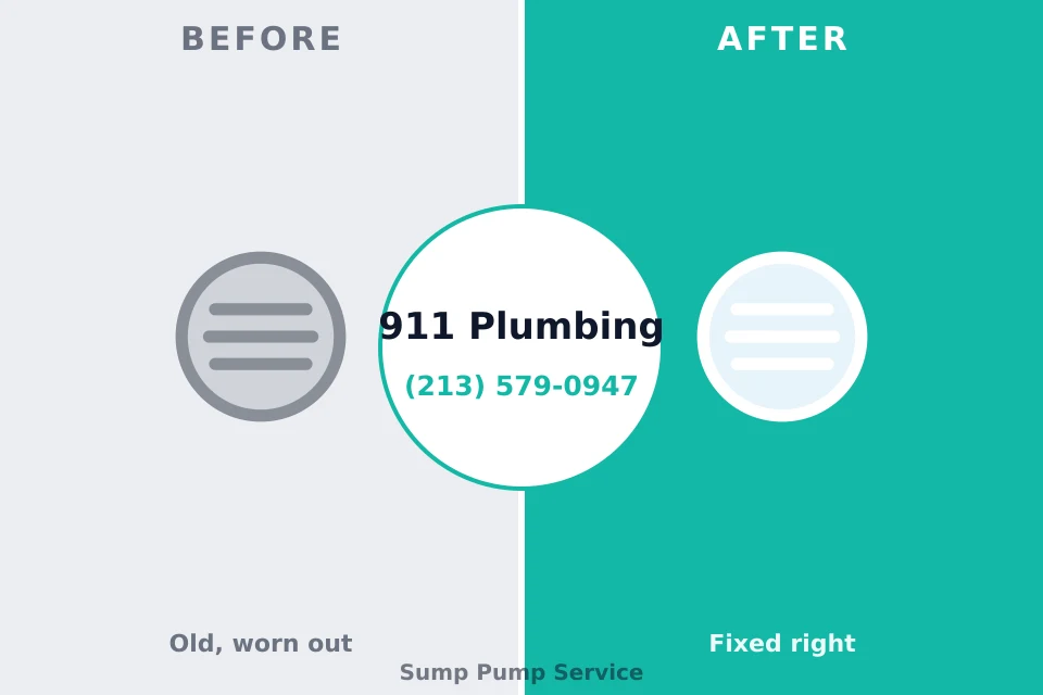 Before and after: plumbing repair Swedeland, PA